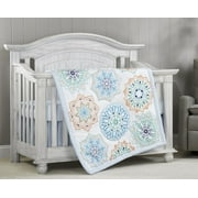 Oxford Baby Mandala 3 Pc Crib Nursery Bedding Set