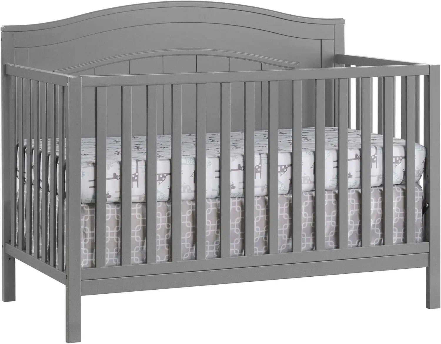 Oxford Baby North Bay 4in1 Convertible Baby Crib, Dove Gray