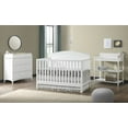 thumbnail image 1 of Oxford Baby North Bay 4-in-1 Convertible Crib, Snow White, GREENGUARD Gold Certified, Wooden Crib, 1 of 9
