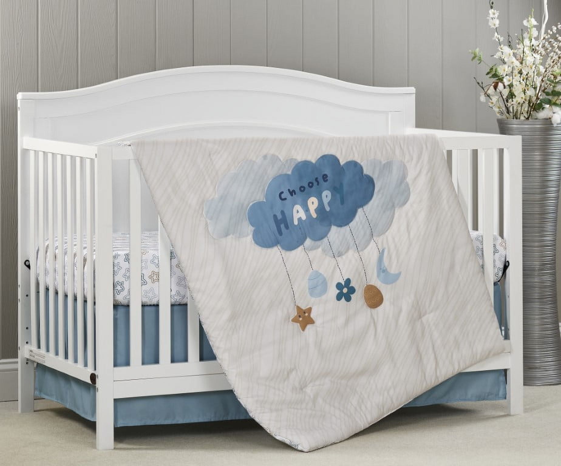 Oxford Baby Shining Stars (3 Pc Crib Nursery Bedding Set)
