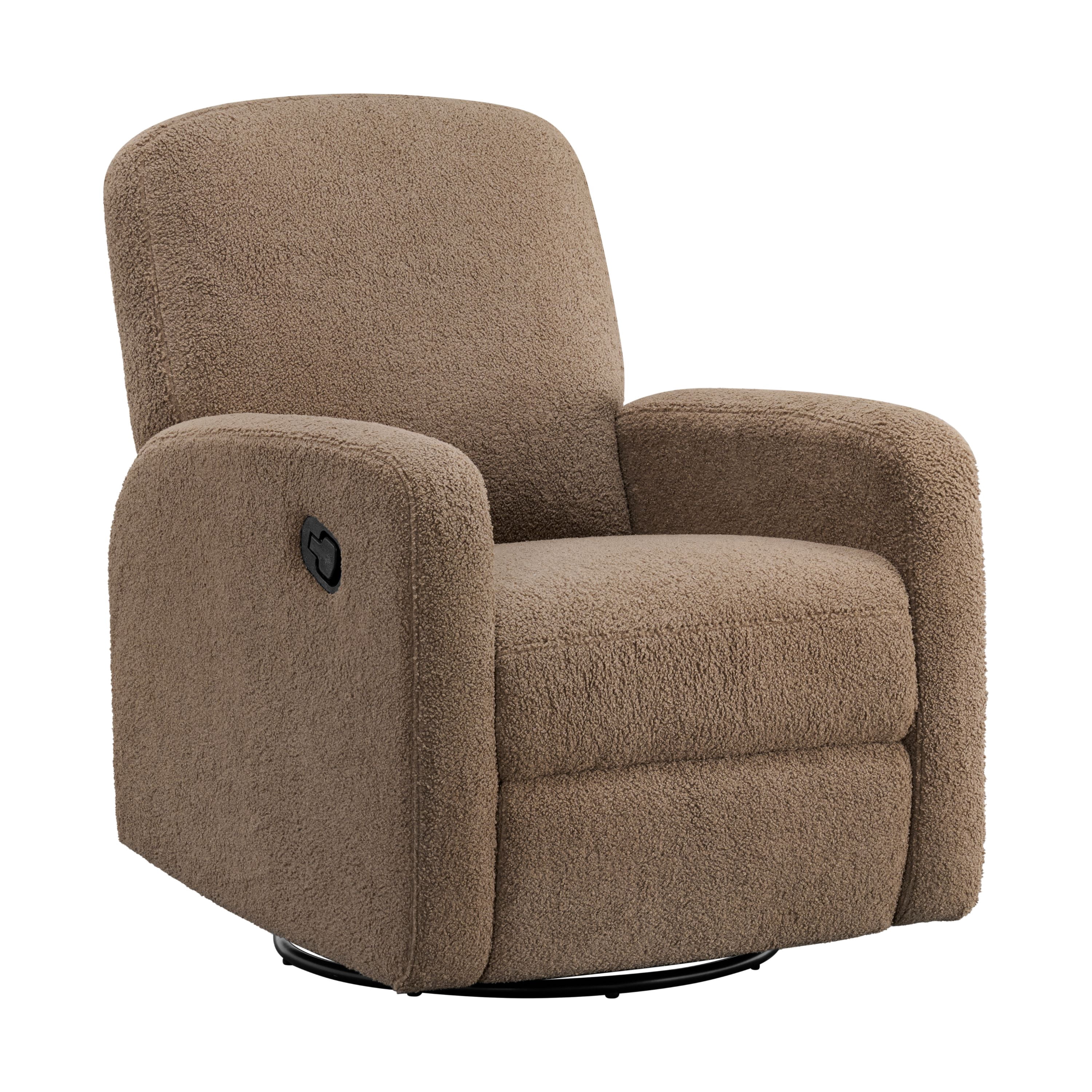 Oxford Baby Snuggly Glider / Recliner - Boucle Teddy Brown