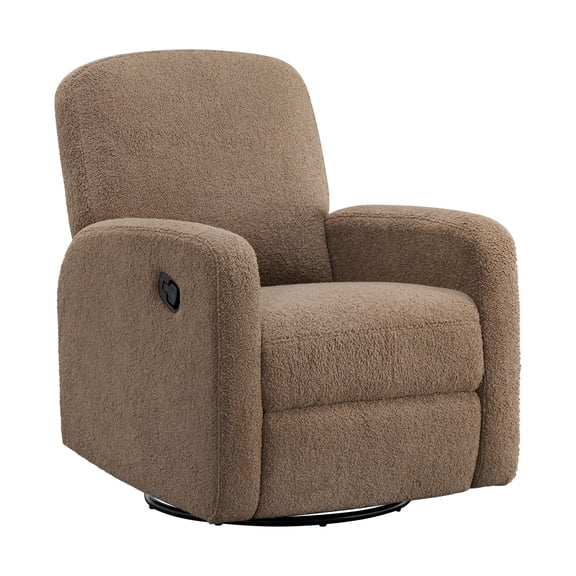 Oxford Baby Snuggly Glider / Recliner - Boucle Teddy Brown