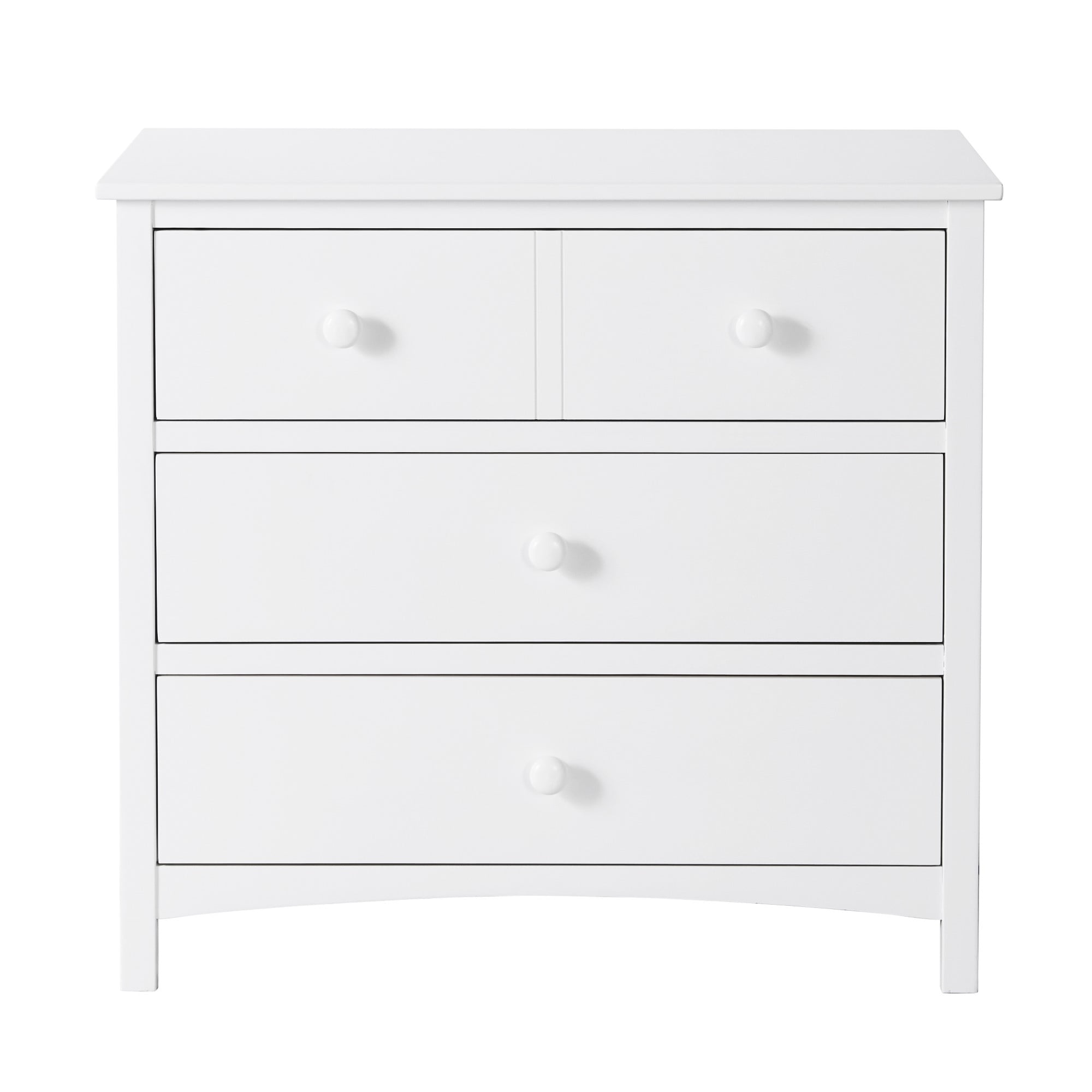 Snow White GREENGUARD Certified 3-Drawer Dresser with Extra Deep Drawer