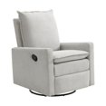 thumbnail image 1 of Oxford Baby Uptown Upholstered Glider Recliner Rocking Chair, Green Guard Gold Certified, 360° Swivel For Nursery And Living Room – Sand​, 1 of 10