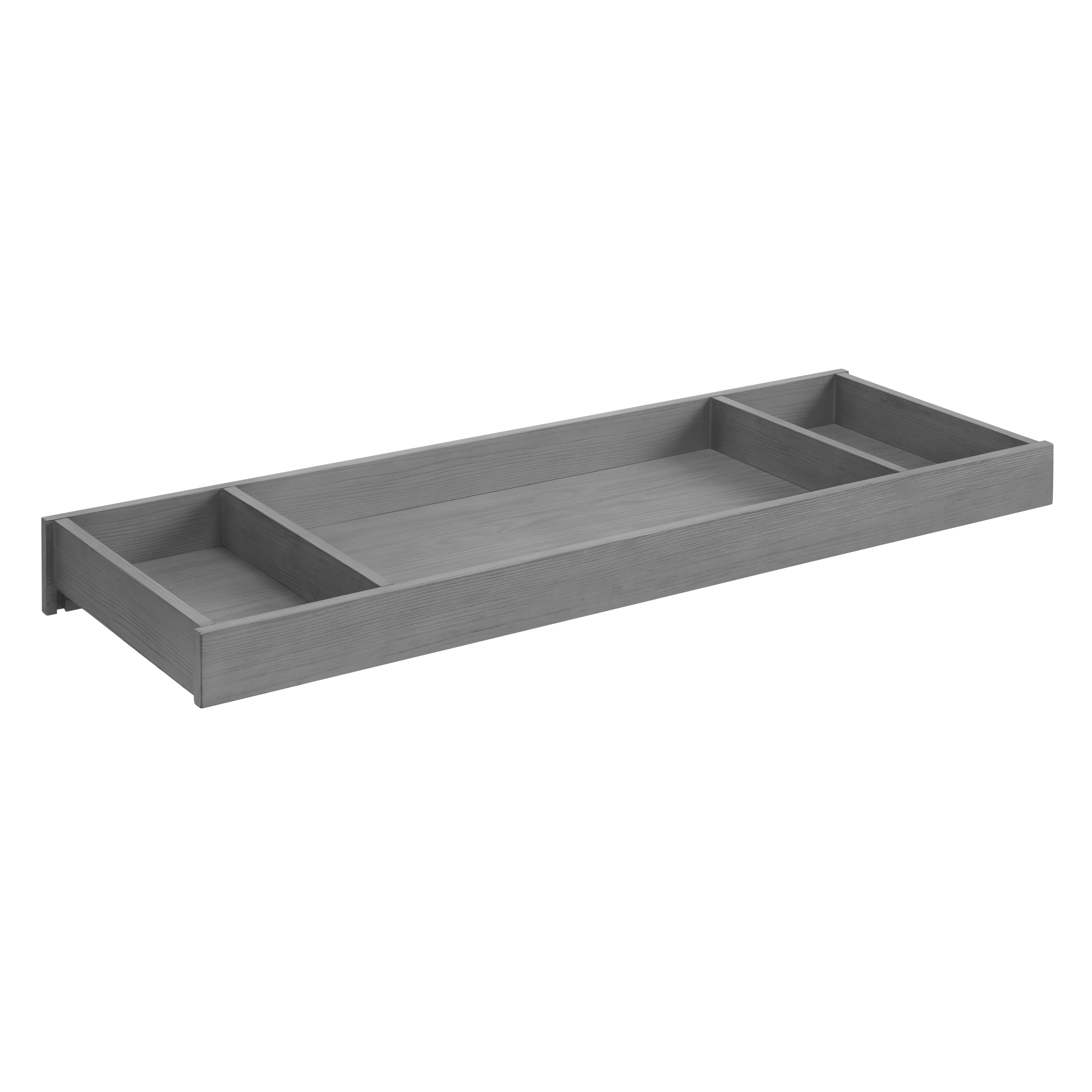 Gray Wooden Baby Changing Topper for Dresser