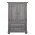thumbnail image 1 of Oxford Baby Westport 4-Drawer Armoire, Dusk Gray, 1 of 5