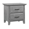 thumbnail image 1 of Oxford Baby Willowbrook 2-Drawer Nightstand, Graphite Gray, 1 of 5