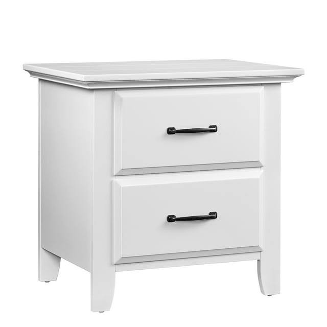Oxford Baby Willowbrook 2-Drawer Nightstand, White