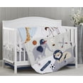 thumbnail image 1 of Oxford Baby Zoo Sports (3 Pc Crib Nursery Bedding Set), 1 of 6