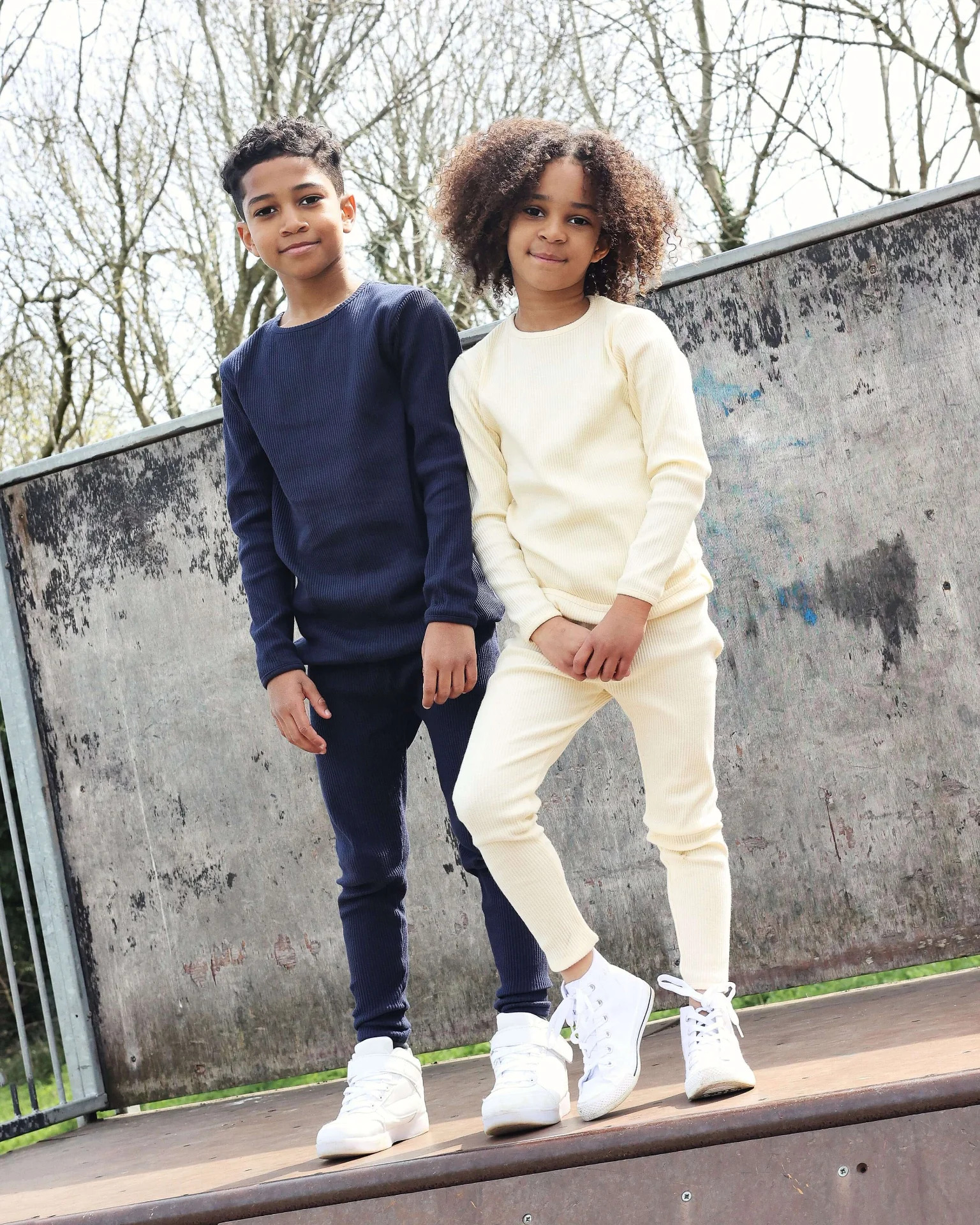 Oxford Blue whole family match night wear with 100 Money Back