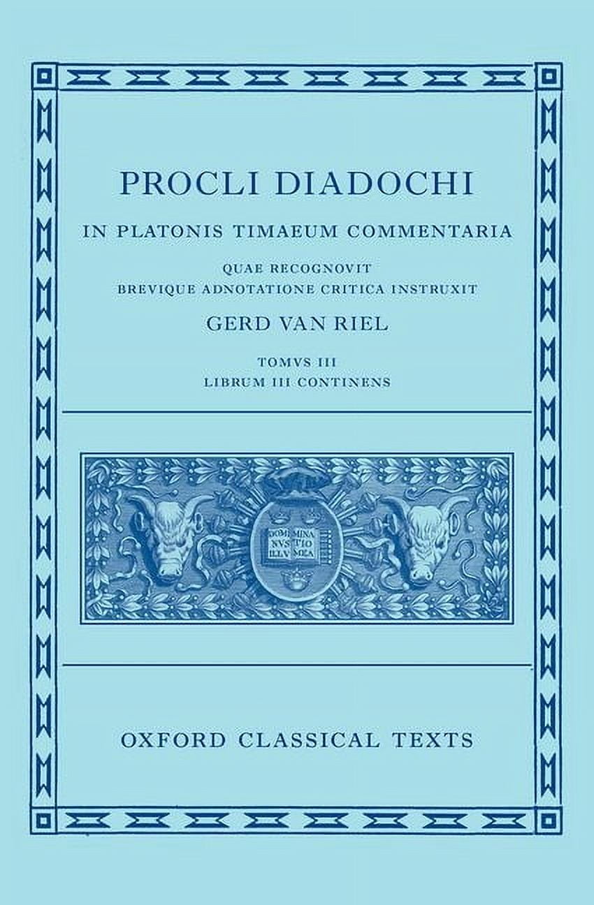 洋書 Procli Diadochi In Platonis Timaeum 洋書 Procli Diadochi In Platonis Timaeum Procli Diadochi in