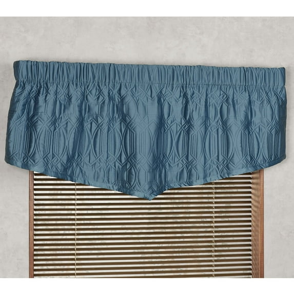 Oxford Classics Quilted Bedding and Accessories Available in 5 Colors to Mix and Match Blue Shadow Valance Tailored 60 x 20