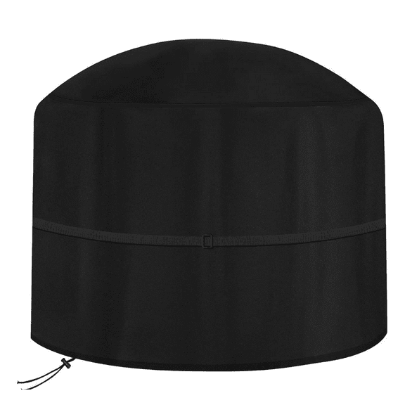 Oxford Cloth 210D fire pit cover oven cover outdoor garden cover, frost cover Fire pit stove dust cover,Black