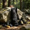 Oxford Cloth Arrows Organizer Bag with Adjustable Straps - Lightweight 20-Arrow Case for Archers, Range Practice and Hunting Black