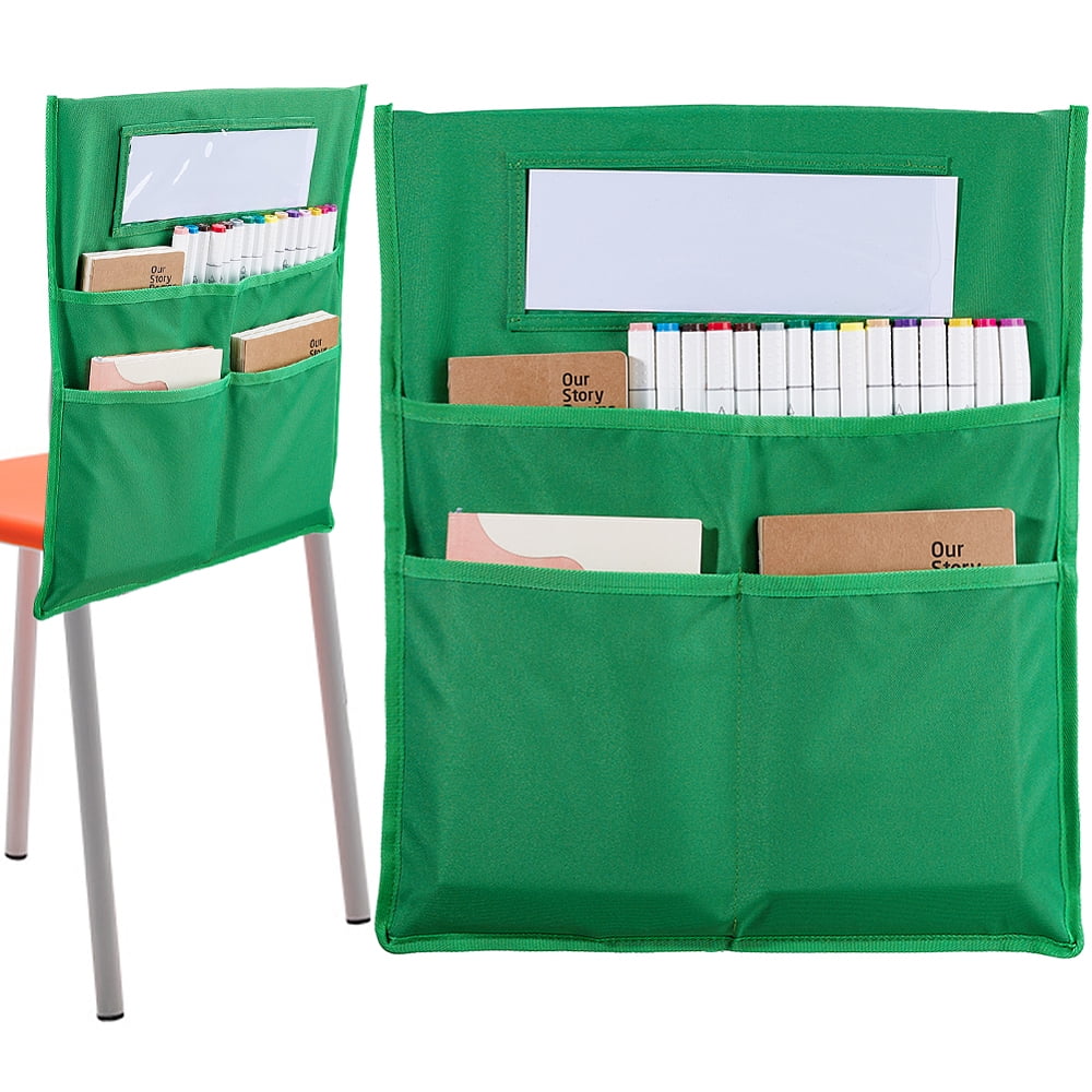 Oxford Cloth Chair Back Storage Buddy Pocket Chart Seat Organizer Bag ...