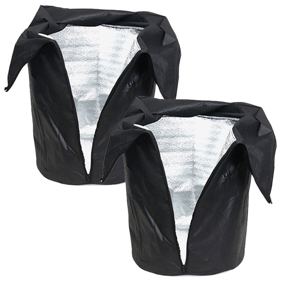 TABLZONE 2-Pack Plant Cover Bags for Winter Frost and Sunlight Shielding, Weather-Resistant Garden Plant Covers