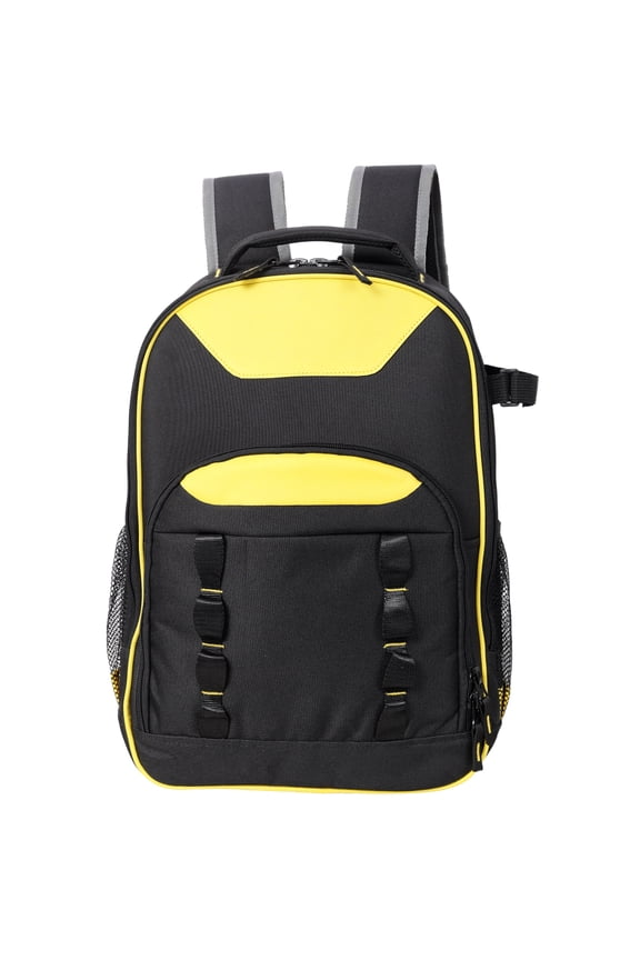 Oxford Cloth Heavy-Duty Tool Backpack, Multifunctional Work Bag for Electricians & Technicians