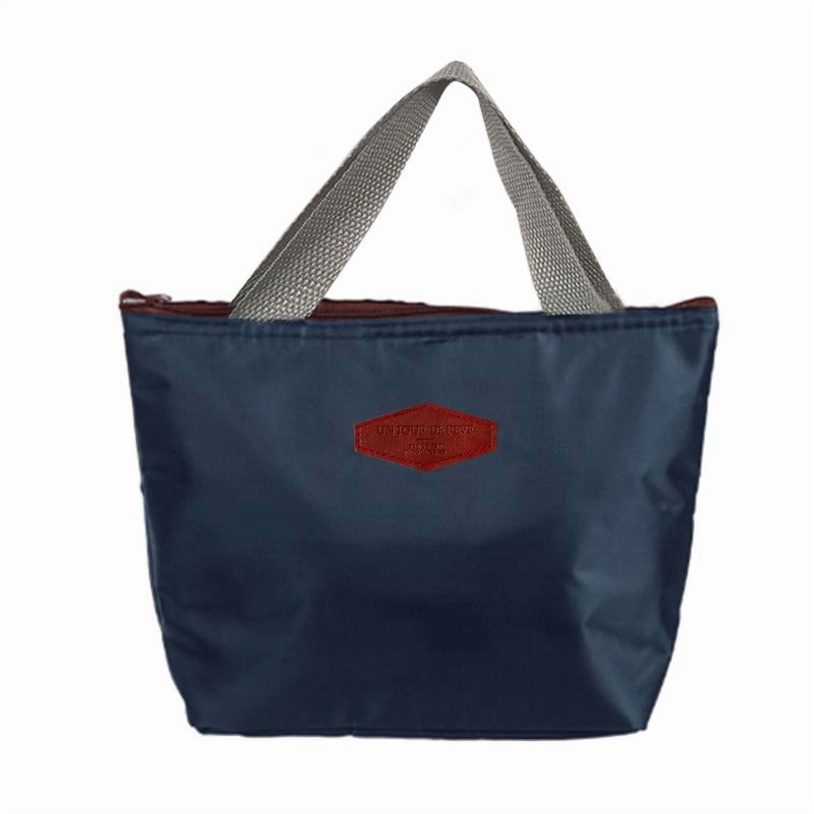 Oxford Cloth Insulated Lunch Bag for Picnics, School and Work with ...