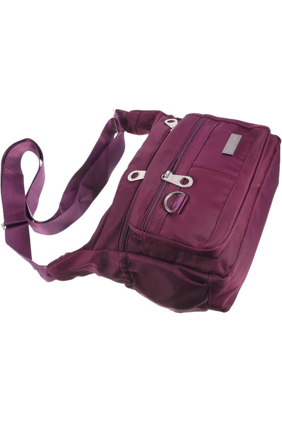 Oxford Cloth Large Capacity Handbag for Women Casual Shoulder Tote Bag Crossbody Travel Purse Purple for Storing Essentials While