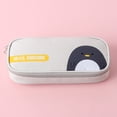 thumbnail image 1 of Oxford Cloth Large Capacity Multi-Layer Pencil Case for Stu-dents College Sch-ool Office Aesthetic Gray 7.7x3.5x1.8 Inches, 1 of 6