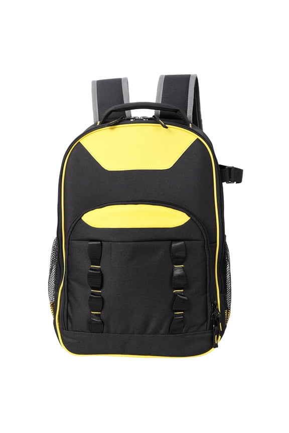 Oxford Cloth Multifunctional Tool Backpack, Heavy-Duty Tool Bag with Multiple Pockets for Electricians & Technicians