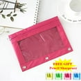 thumbnail image 1 of Oxford Cloth Pencil Pouch 3 Ring Binder Pencil Case, 1 of 10