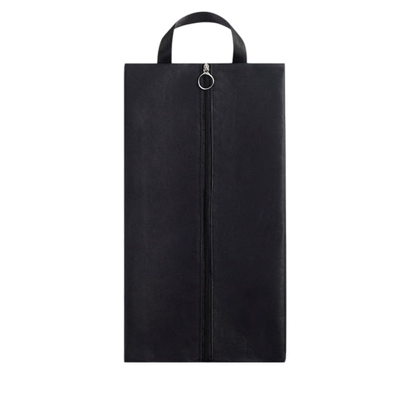 Oxford Cloth Shoe Organizer 15.7x8.3in - Washable Travel Shoe Bag for Men/Women, Reusable Dustproof Storage Bag for Suitcases/Closet (Black)