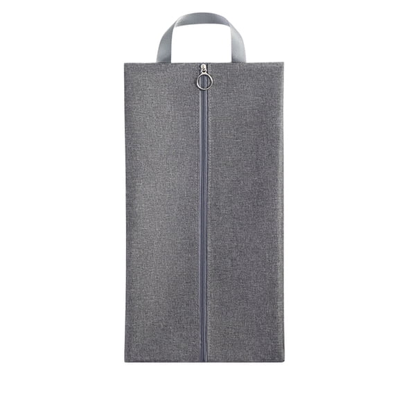 Oxford Cloth Shoe Organizer 15.7x8.3in - Washable Travel Shoe Bag for Men/Women, Reusable Dustproof Storage Bag for Suitcases/Closet (Gray)