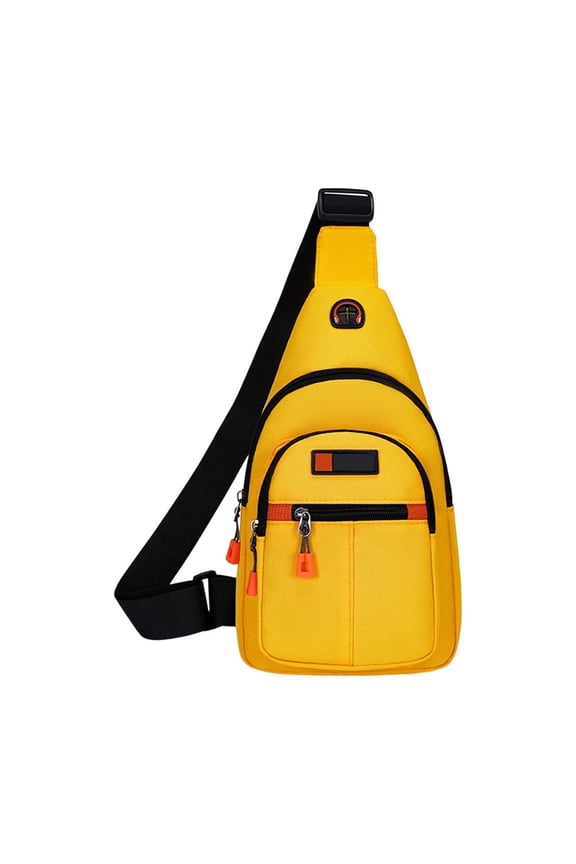 Oxford Cloth Shoulder Backpack, Adjustable Strap Crossbody Chest Bag, Outdoor Travel Backpack for Daily Commute