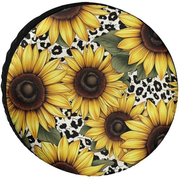 Oxford Cloth Tire Cover , Waterproof Sun Protection Spare Wheel Covers Travel Trailer Accessories for SUV Truck