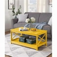 thumbnail image 1 of Oxford Coffee Table with Shelf  Yellow, 1 of 1