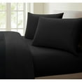 thumbnail image 1 of Oxford Collection 600 Thread Count Deep Pocket Egyptian Quality Cotton Solid Sheet Set Black Fully Elasticized Fitted Sheet Queen Casual, 1 of 5