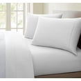 thumbnail image 1 of Oxford Collection 600 Thread Count Deep Pocket Egyptian Quality Cotton Solid Sheet Set (King, White), 1 of 3