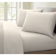 thumbnail image 1 of Oxford Collection 600 Thread Count Deep Pocket Egyptian Quality Cotton Solid Sheet Set (Twin, Ivory), 1 of 3