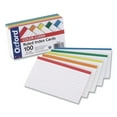 thumbnail image 1 of Oxford Color Coded Ruled Index Cards 3 x 5 Assorted Colors 100/Pack 04753, 1 of 4