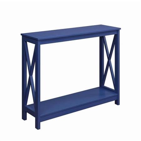 Oxford Console Table with Shelf Cobalt Blue