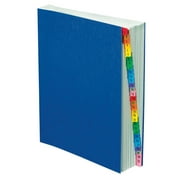 Oxford® Daily Desk File/Sorter, Letter Size, 65% Recycled, Black/Blue