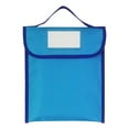 thumbnail image 1 of Oxford Document Bag with Handle, Hanging File Folder with Handle, 10.4X12.4inch Reusable Document Bag with Clear Label Pocket, Oxford Cloth File Organizer Pouch for Office, Home,, Travel, Storage, 1 of 8