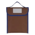 thumbnail image 1 of Oxford Document Bag with Handle, Hanging File Folder with Handle, 10.4X12.4inch Reusable Document Bag with Clear Label Pocket, Oxford Cloth File Organizer Pouch for Office, Home,, Travel, Storage, 1 of 8