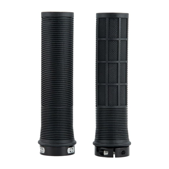 Oxford Driver Lock-on MTB Grips Dual Profile for Outstanding Grip, Soft Ribbed Compound, Bar