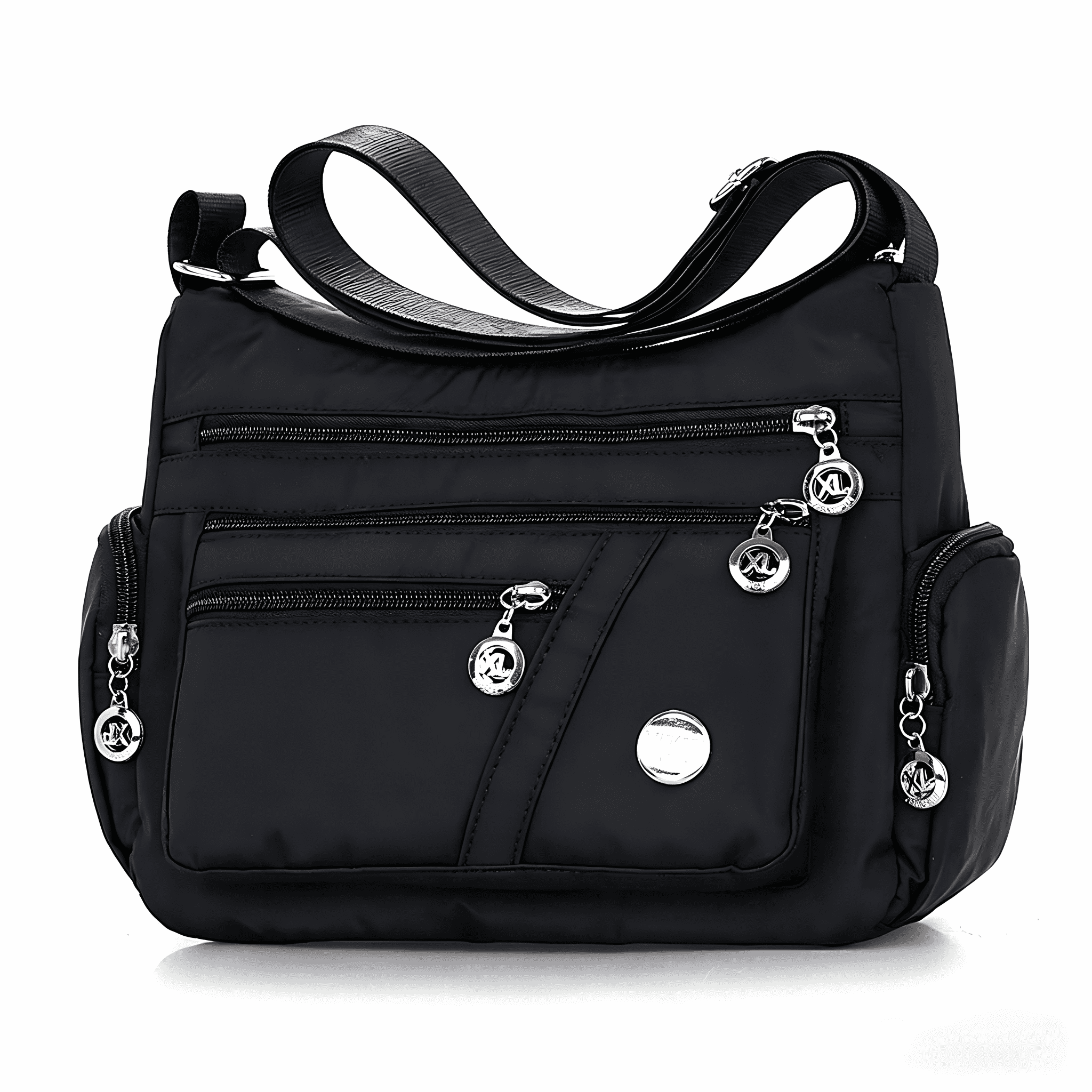 FIDAC Oxford Fabric Crossbody Bag – Lightweight Travel Tote, Multi-Pocket Shoulder Bag for Women & Moms
