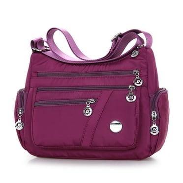 Oxford Fabric Crossbody Bag for Women – Lightweight Multi-Pocket Tote, Large Capacity Shoulder Bag for Moms, Travel & Daily Essentials