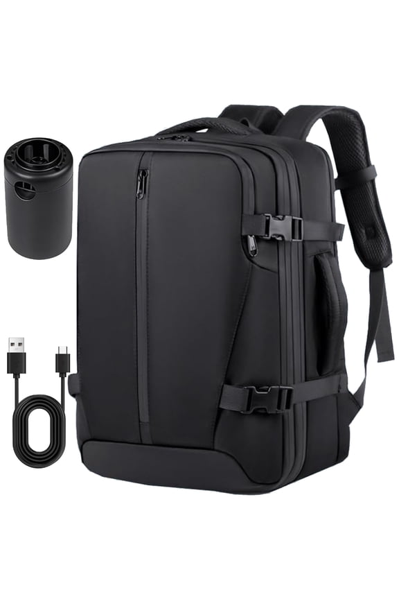 Oxford Fabric Expandable Backpack Vacuum Storage Ergonomic Padding Lock