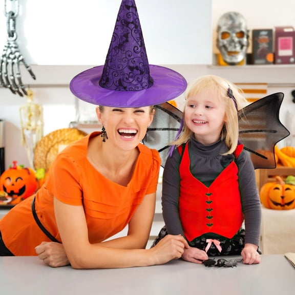 Oxford Fabric Halloween Hat, Holiday Party Outfit Headwear, Dress Up Makeup Prop, Witch Vampire Festive Decor, Spooky Photo Booth Accessory
