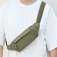 thumbnail image 1 of Oxford Fabric Phone Belt Bag Crossbody Pouch Waist Pack Outdoor Wallet Men Women Lightweight Travel Essentials Carrier, 1 of 5