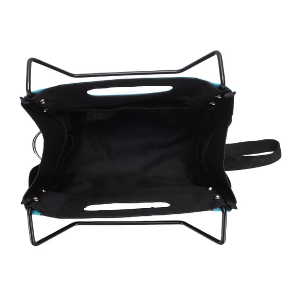 Oxford Fabric Tool Bag Pouch Ladder Tool Pouch for Step Ladders, 600D Oxford Fabric Organizer Bag with Multiple Pockets, Hammer Loop, Quick-Release Buckle for Easy Access to Repair Tools