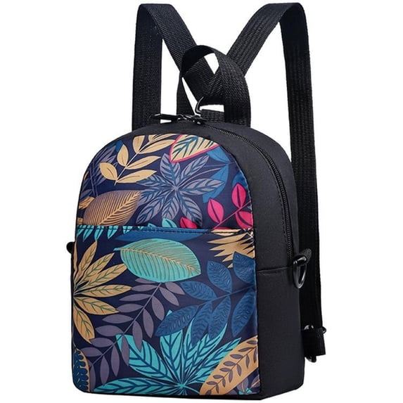 Oxford Fabric Zipper Backpack, One Size