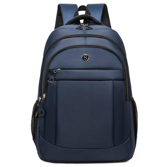 Oxford Fabric Zipper Backpack with Charm