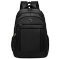 thumbnail image 1 of Oxford Fabric Zipper Backpack with Charm, 1 of 5