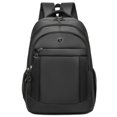 thumbnail image 1 of Oxford Fabric Zipper Backpack with Charm, 1 of 5